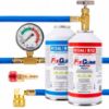 Picture of Car air conditioning kit R134A gas 3in1 + HP/LP adapter