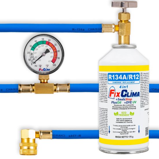 Picture of Car air conditioning kit R134A gas 4in1 FIX