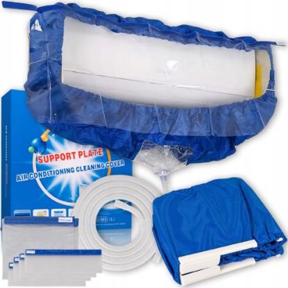 Billede af Protective cover for cleaning and disinfecting air conditioning with a pipe 130cm L