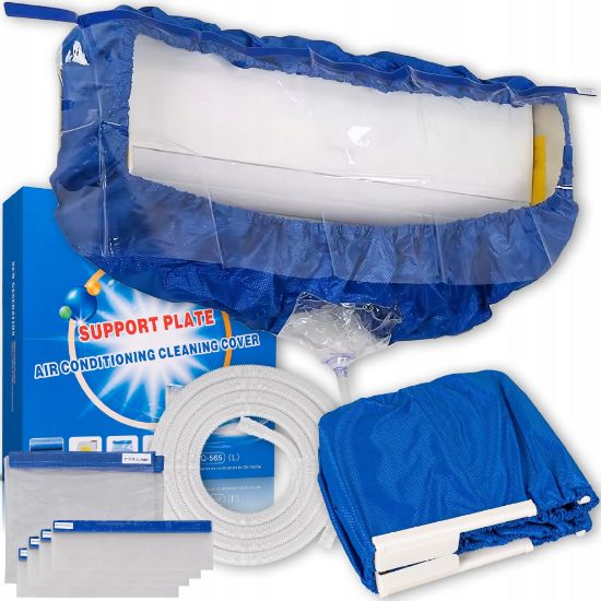 Picture of Protective cover for cleaning and disinfecting air conditioning with a pipe 130cm L